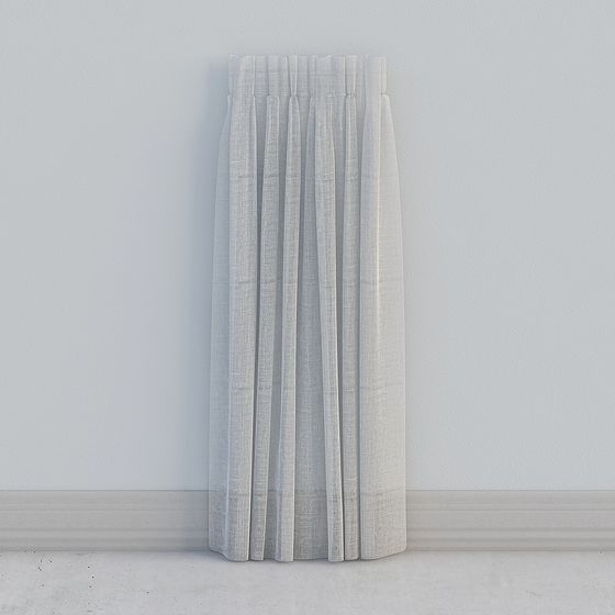 Pleated Curtain 3D model