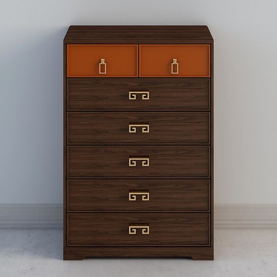 Vintage Storage Cabinet 3D model