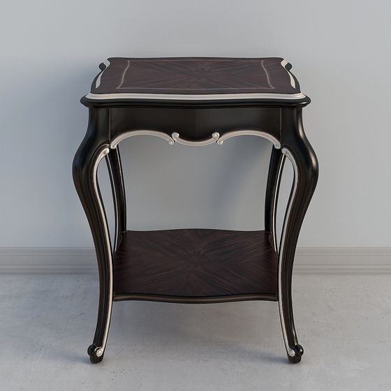 Vintage Style Side Table 3D model