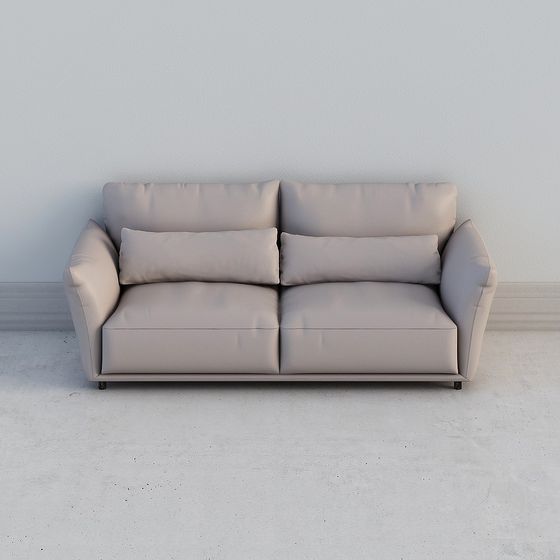 Modern Minimalist Polygonal Sofa 3D model