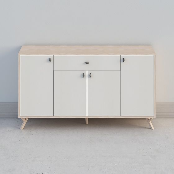 Urban Corner Buffet Cabinet 3D model