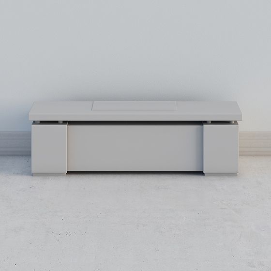 Urban Storage Bench 3D model for Modern Interiors