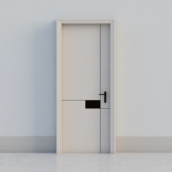 Minimalist Door 3D model
