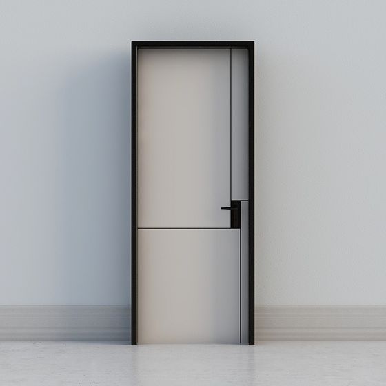 Elegant Minimalist Door 3D model