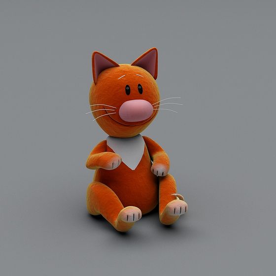 Whiskers Cute 3D Model for Creative Projects