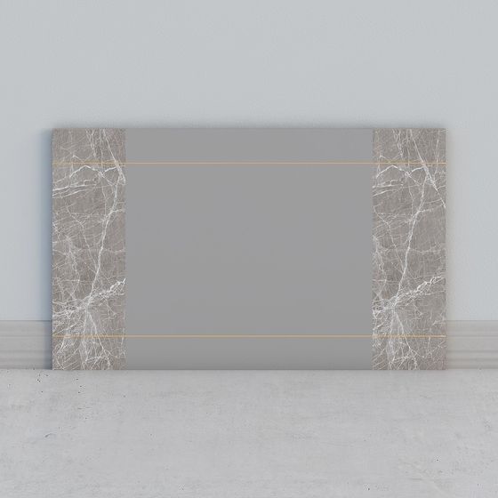 Elegant Marble Frame 3D model for Stunning Interiors