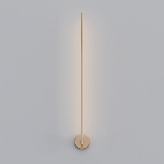 Stylish Wall Light Art 3D model for Modern Interiors