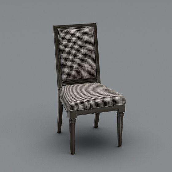 Houndstooth Chair 3D model for Modern Interiors