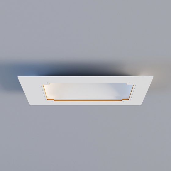 Modern Low-Poly Ceiling Light 3D model
