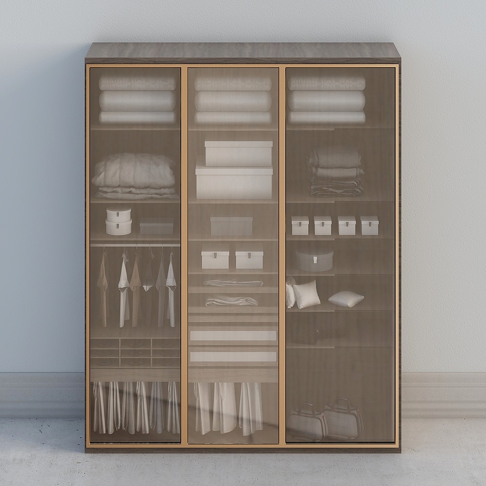 Armario corto en el armario.