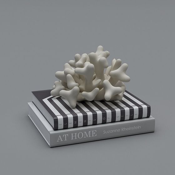 Coral Reef Decoration Low Poly 3D Model