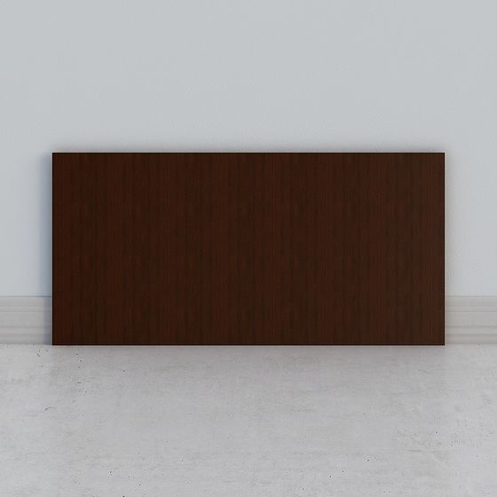 Minimalist Wooden Wall 3D Model for Creative Spaces