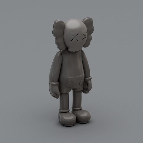 Kaws 3D Model - Innovative Art Representation