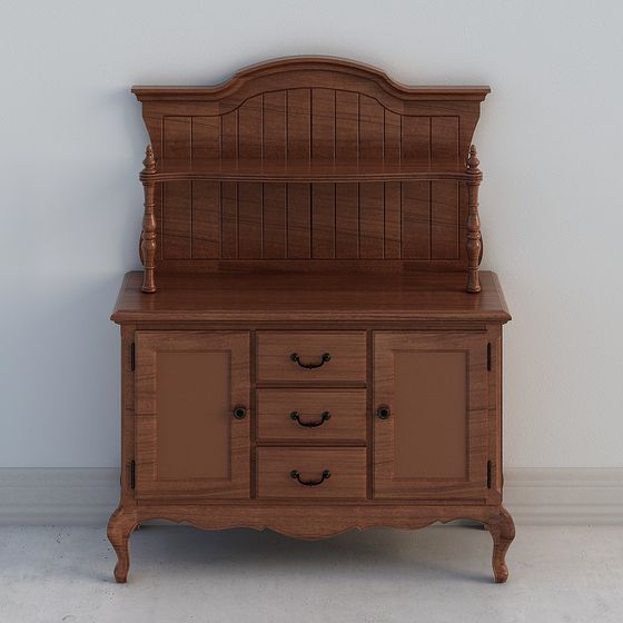 Vintage Country Style Cabinet 3D model