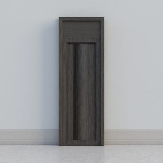 Classic Wooden Door 3D Model for Versatile Design