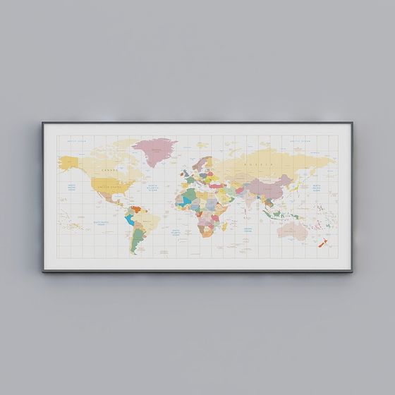 Low-Poly High-Detail 3D Map Model