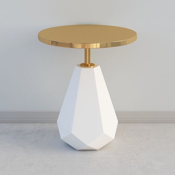 Geometric Charm Side Table 3D model