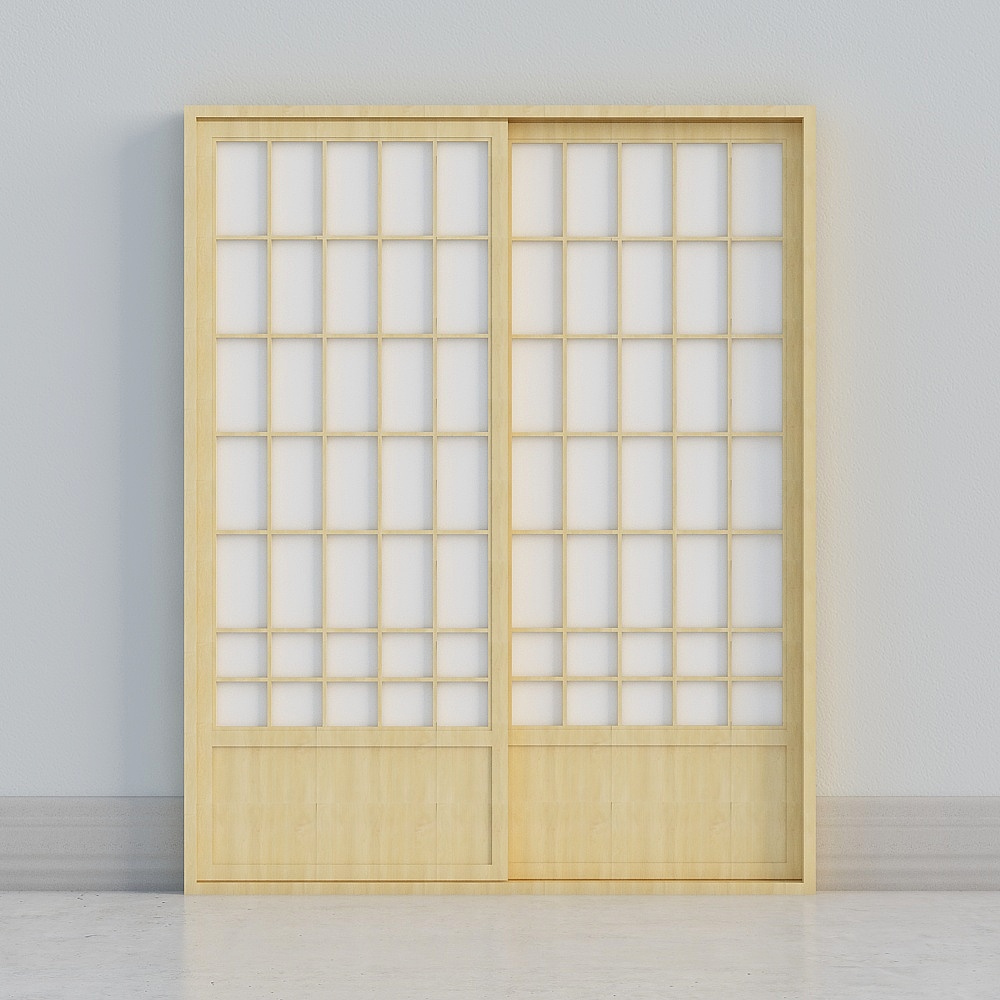 현대 미닫이 문