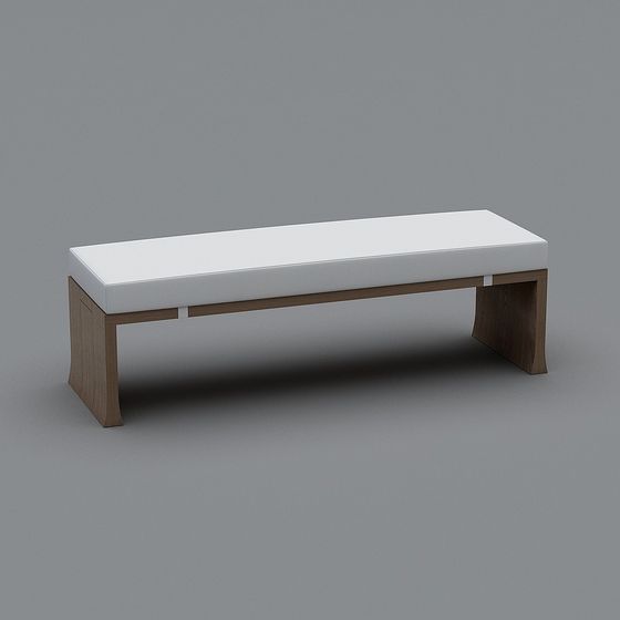 Urban Corner Bench 3D model