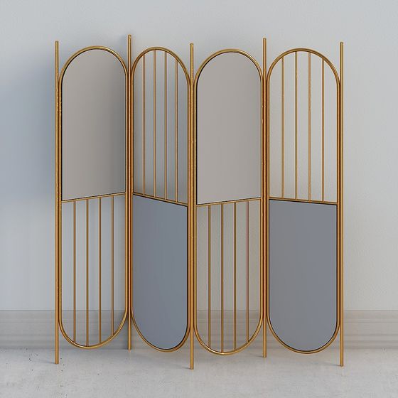 Elegant Low-Polygon Screen 3D model