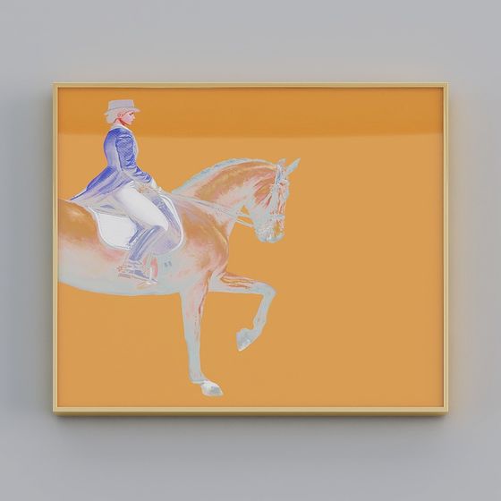 Sophisticated Horse Rider 3D model for Creative Projects