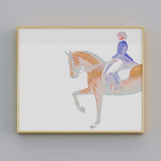 Elegant Rider 3D model