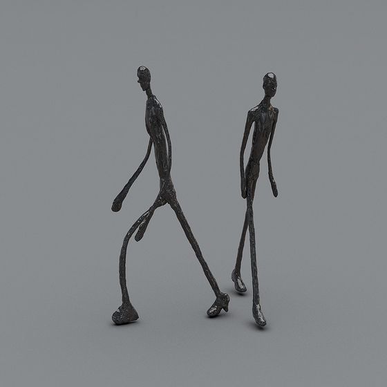 Unique Futuristic 3D Character Model