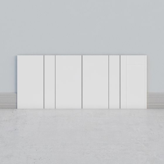 Minimalist Door Panel 3D model for Creative Projects