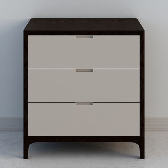 Mid-Century Modern Dresser 3D model