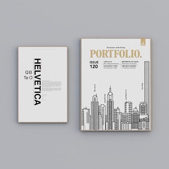 Urban Skyline 3D model