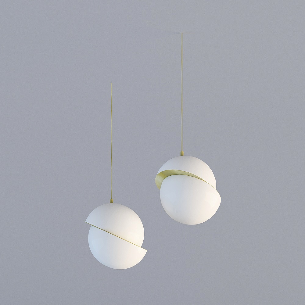Modern Minimalist Pendant Light 3D model