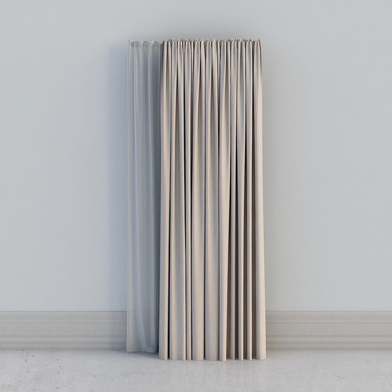 Sophisticated Curtain 3D model for Versatile Applications