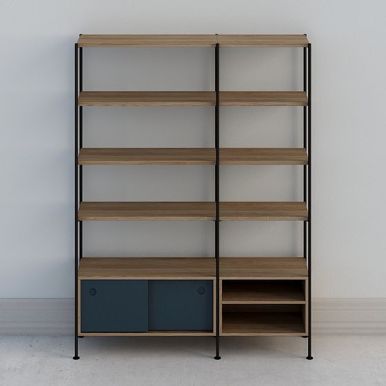 Urban Shelf 3D model for Modern Interiors