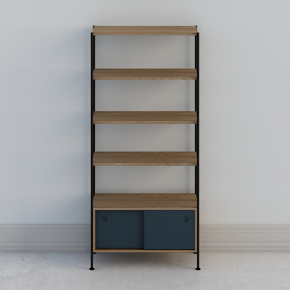 59-Two Halls-900 Bookshelf-EG732-Single