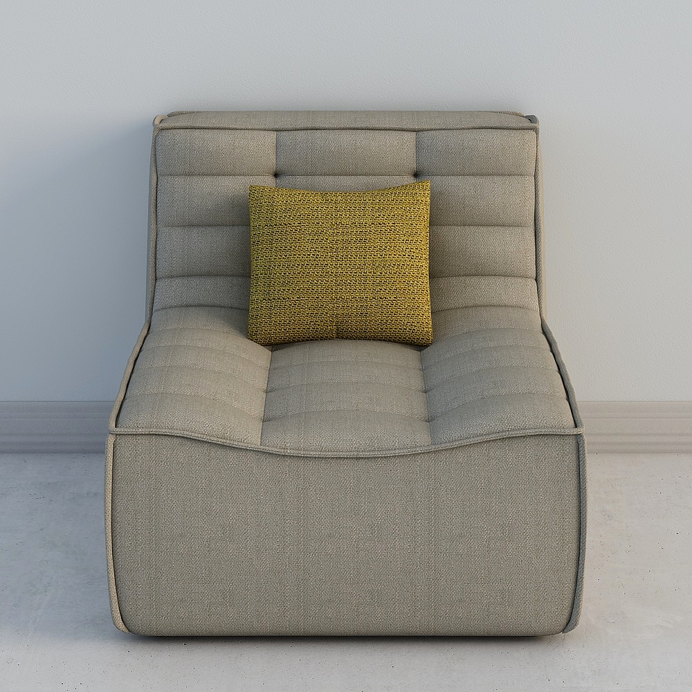 01-Two Rooms - Single Sofa - S-337