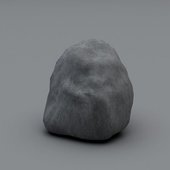 Realistic Low-Poly 3D Rock Model