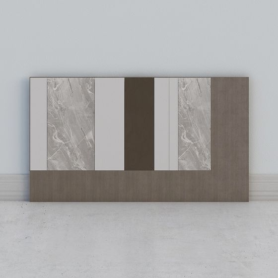 Abstract Art Screen 3D model for Creative Projects