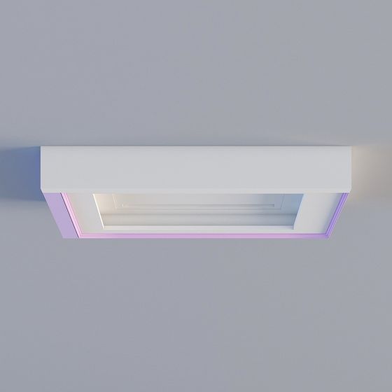 Neon Border 3D Model for Modern Aesthetics
