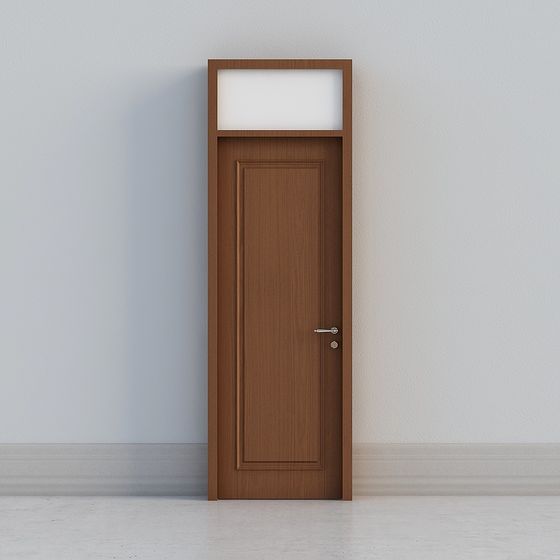 Elegant Low-Poly 3D Model Door for Modern Interiors