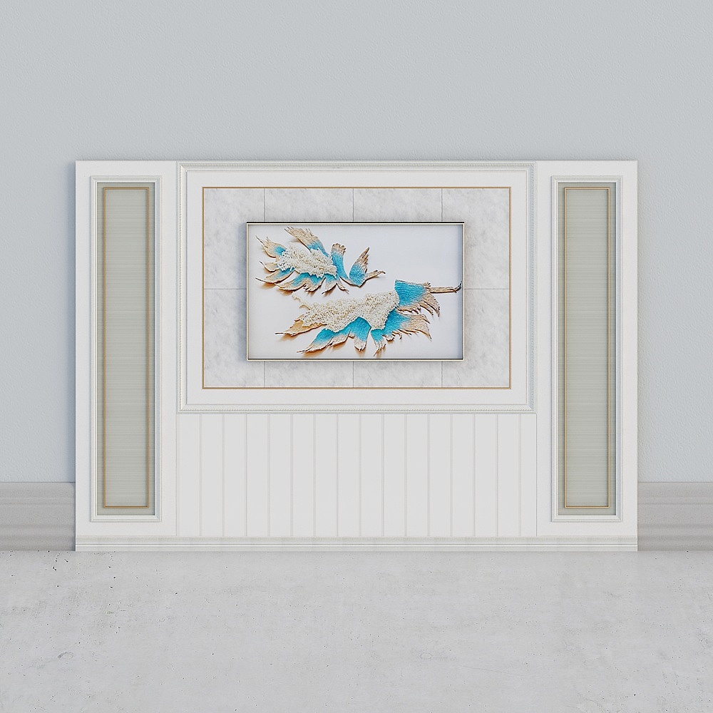 Sofa wall background wall