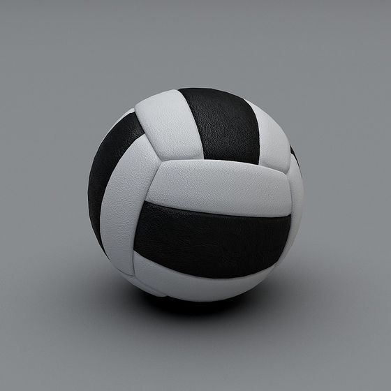 Realistic Volleyball 3D Model Design