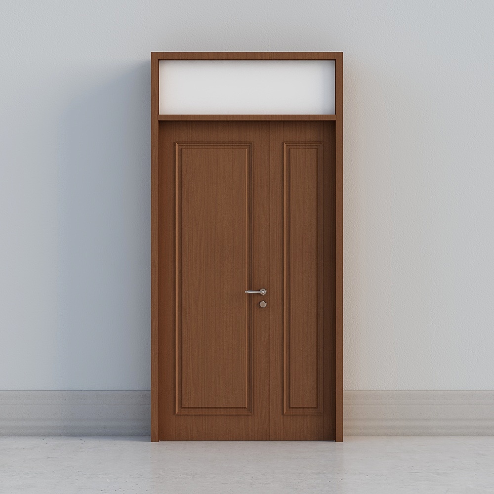 classic brown high double door