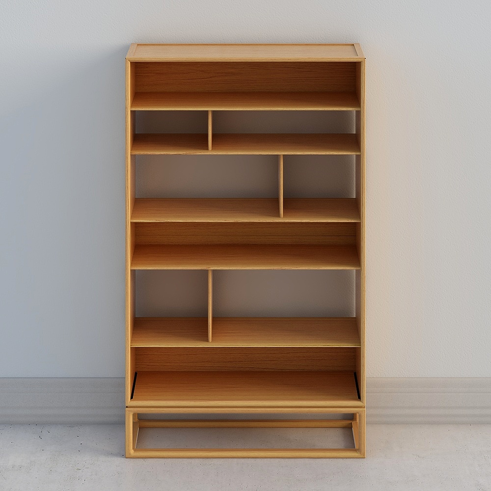 Fangyuan bookcase flower pear wood