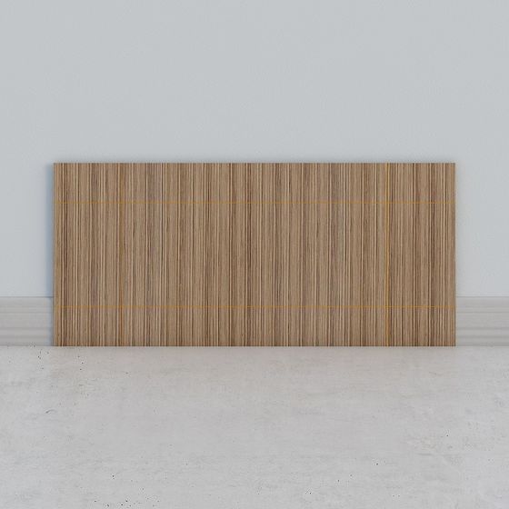 Low-Poly Bamboo Screen 3D Model for Interior Design