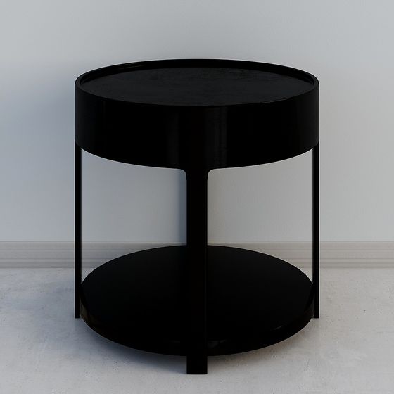 Minimalist Round Table 3D model