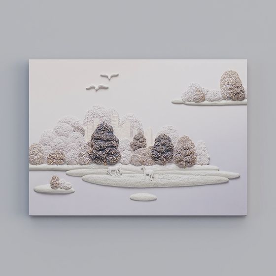 Snowy Serenity 3D model