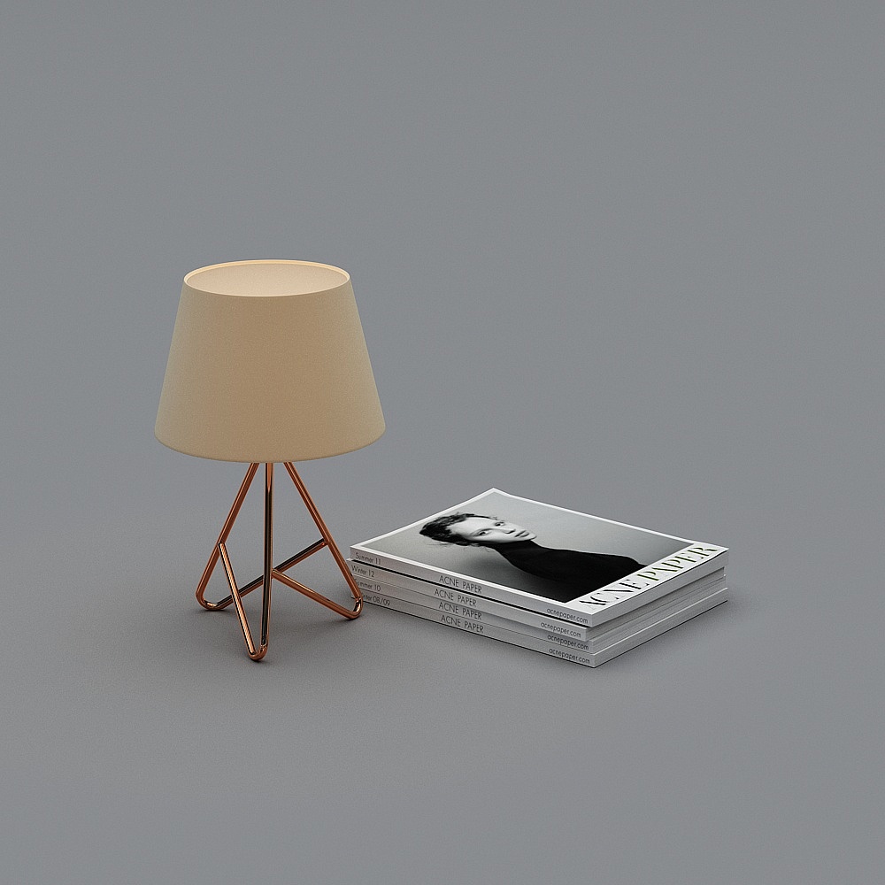 Minimalist Desk Lamp 3D model