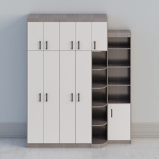 City Corner Storage Cabinet 3D model
