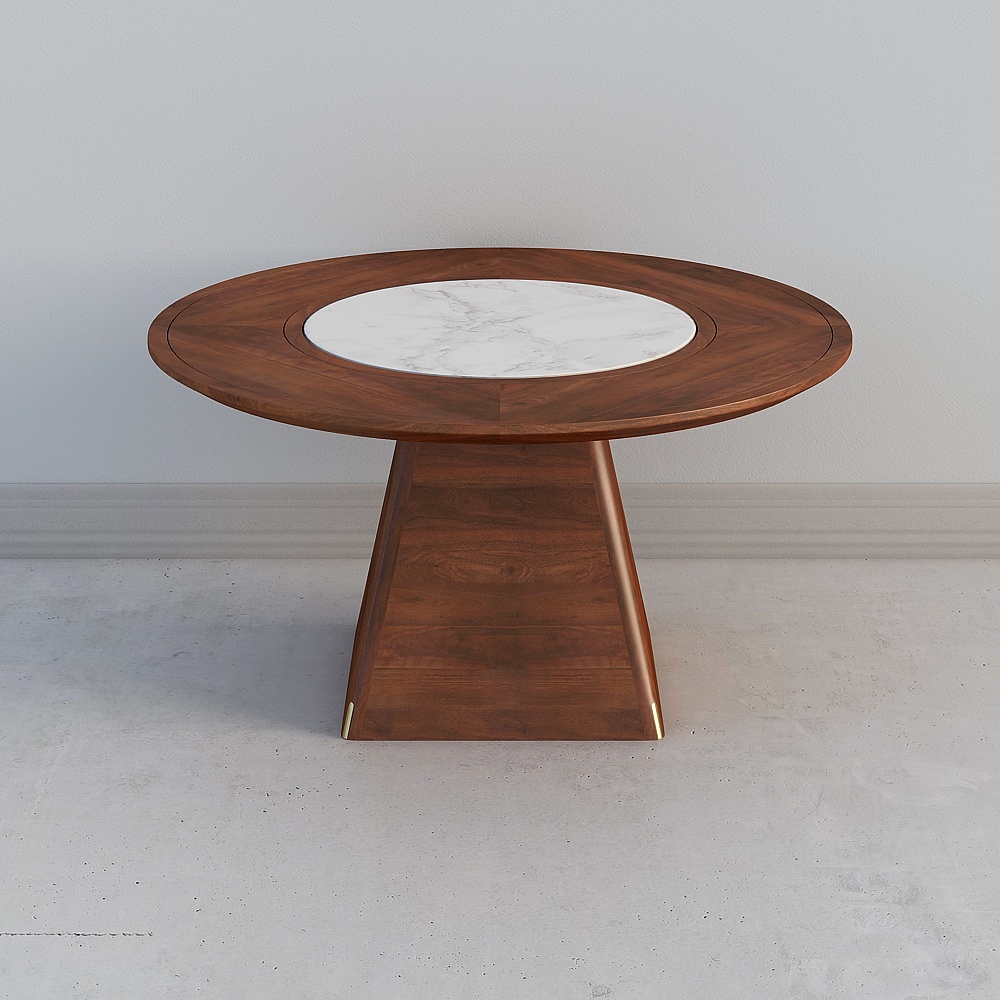 Elegant Round Table 3D model for Modern Design