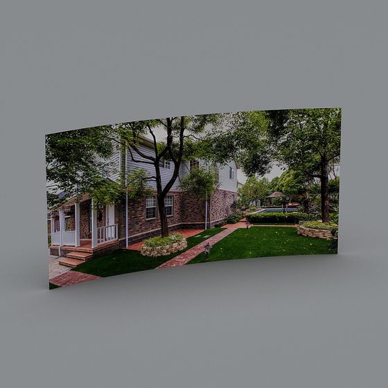Outdoor Environment Picture Model - Realistic Landscape 3D